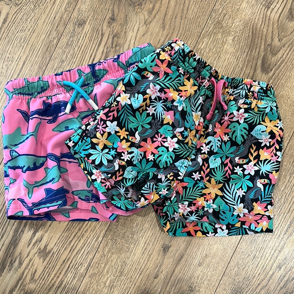 Colorful Kids' Swim Shorts Set